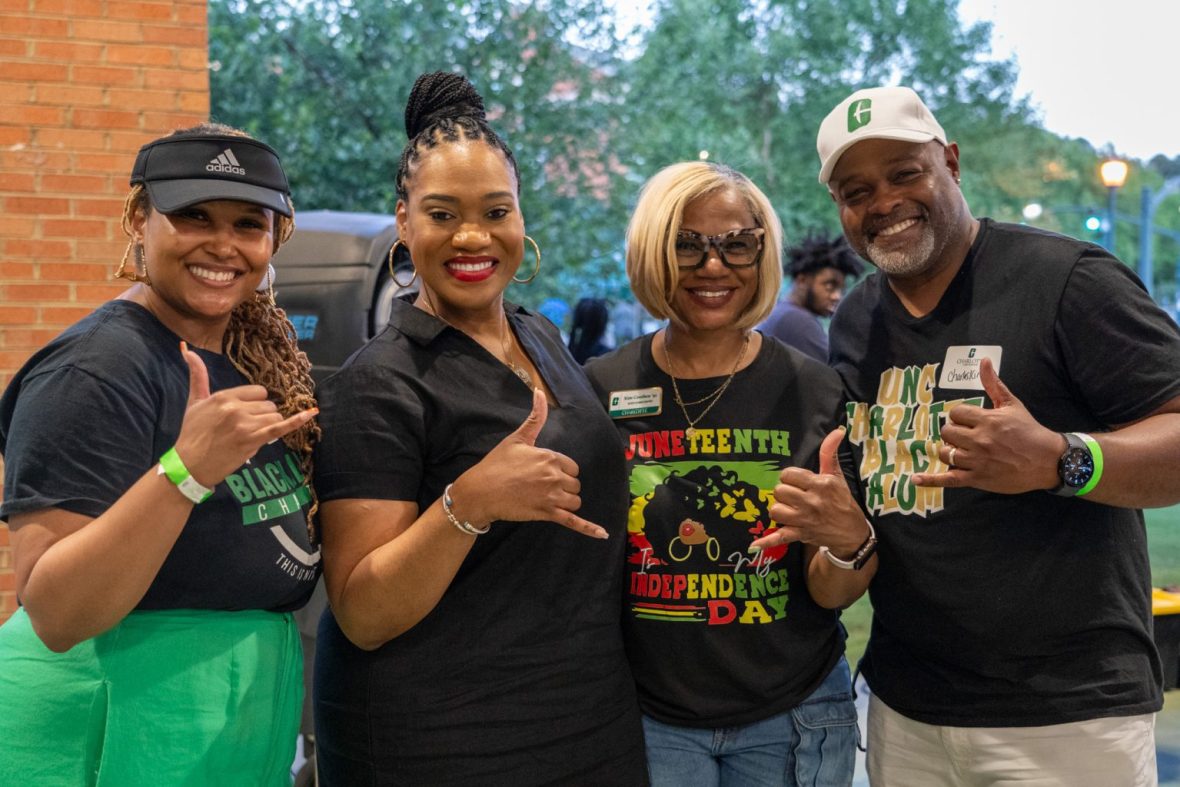 Members of black alumni chapter