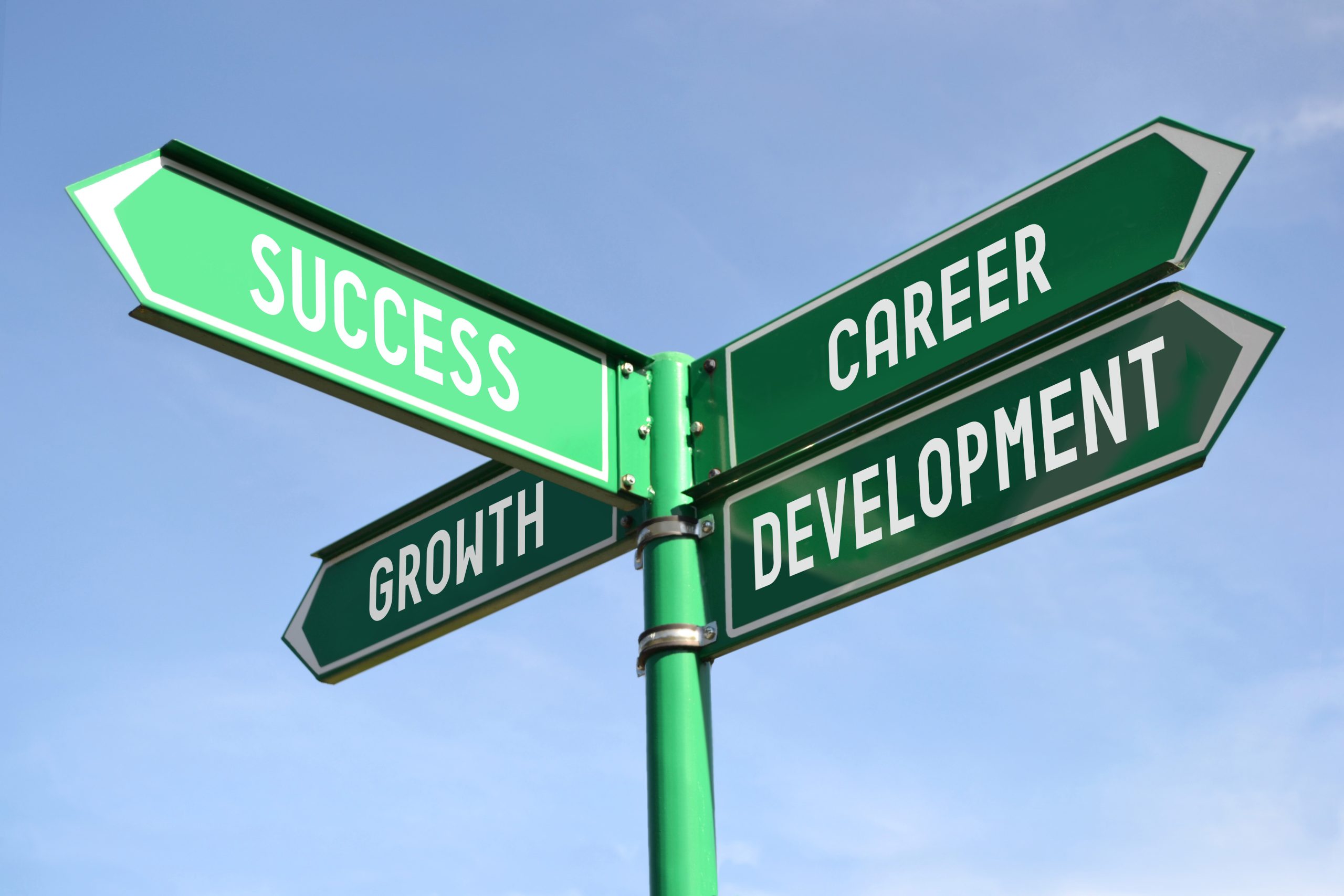 Career Development Street Sign